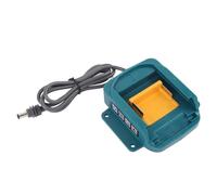 Cocoarm Satellite DC Power Cable Battery Adapter, ABS Plug and Play Satellite Power Adapter for 18V Lithium Ion Battery, Stable Delivery for Dish Antenna Camping Travel Outdoor Use