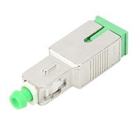 Cocoarm SC Optical Fiber Adapter, ABS Ceramic Stainless Steel Optical Fiber Attenuator 5dB, Male to Female Connector with Low Loss High Return Loss for Network Technicians