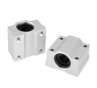 Cocoarm SC12UU Ball Bearings, Linear Bearing Slide Block, Industrial Standard Slide Unit for Food, Power Tools, and Carpentry, with High Accuracy and Stability