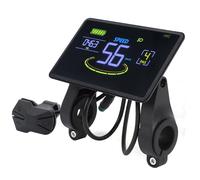 Cocoarm Scooter LCD Display, ABS Electric Bike LCD Display Meter with Color Screen, Speed and Battery Monitoring, Connector, for Riders on Electric Bikes and Scooters