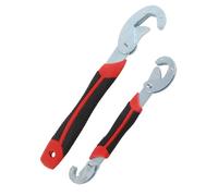 Cocoarm Self Adjusting Wrench Set Metal Quick Grip Pipe Wrench 2pcs 9 to 32mm Universal Adjustable for Plumbing Repair Pipe Nut Valve Radiator Boiler Work