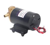 Cocoarm Self Priming Gear Pump Brass Valve Electric Vane Pump 4.75GPM 18LPM 2900RPM with Rubber Base 5m Head for Boat RV Auto Agricultural Water Lubricant Transfer (DC24V)