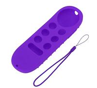 Cocoarm Silicone Remote Control Protection Cover Suitable for Chromecast Skin with TV, Perfectly Suited for All Functions (Purple Set)