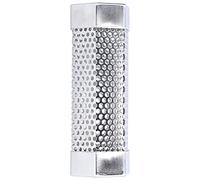 Cocoarm Smoker Tube, 304 Stainless Steel Barbecue Smoke Generator, Hex Stable Design, Dense Airflow Holes, Up to 446°F Hot Cold Smoking for Grill Smoker Users (Length 15.4CM*Height 5CM [Order
