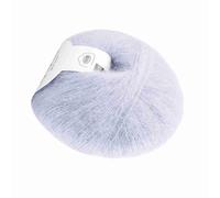 Cocoarm Soft Mohair Knitting Wool Yarn, Hand Knitting DIY Crochet Thread for Shawl Scarf Sweater, with Light Warm Texture and Multiple Color Options (19 Silver Gray)