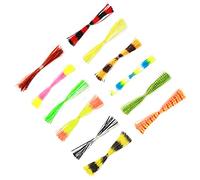 Cocoarm Soft Silicone Lure Skirts Silicone Fishing Lure Skirts DIY Making Kit 600 Strands Bright Colors for Spinnerbaits Jigs with Vibrant Design Customizable with Sequins Luminous