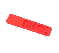 Cocoarm Soft Silicone Remote Control Silicone Case, Anti Slip Remote Protective Cover with Lanyard, Shockproof Washable Fit for TV Stick for Kids and Home Use (Red)