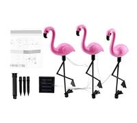 Cocoarm Solar Flamingo Lights, Outdoor Pathway Light, Vintage, 6 LED, Solar Powered, Energy-efficient, 1 Pack
