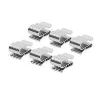 Cocoarm Solar Panel Cable Clips Stainless Steel PV Wire Clip 50 Pack for 6mm to 6.5mm Cables Hand Install for Solar Frames Kayaks Fishing Boats Trailers