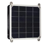 Cocoarm Solar Panel Powered Fan Kit Monocrystalline Solar Exhaust Fan 20W DC12V for Greenhouse RV Chicken Coop, Quiet Operation, Easy Installation, No Battery Design (White)