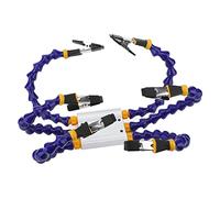 Cocoarm Soldering Helping Hands, ABS Flexible Arm Third Hand Soldering Tool with Aluminum Alloy Base, Removable Rubber Clip Covers, 25cm Fixture for Welding Repair Hobbyists (6PCS)