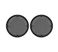 Cocoarm Speaker Grill Speaker Cover ABS Metal Mesh 6.5in Saddlebag Lid Replacement Rust Resistant Finish Easy Install for Touring Glide 1983 to 2020 Riders (Black)