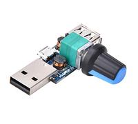 Cocoarm Speed Controller, Aluminum USB Fan Governor Adjustable Wind Power with Wide Voltage Range, for Common 5V Fans