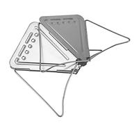 Cocoarm Stainless Steel Coffee Drip Rack Folding Portable Coffee Dripper 10.5cm Compact Manual Brew Stand for Camping Picnic BBQ Travel Lovers