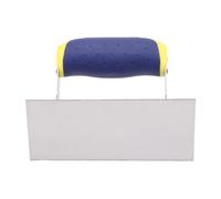 Cocoarm Stainless Steel Corner Trowel Drywall Inside Corner Trowel Concrete Hand Edger with Reinforced Grip for Cement Edging and Finishing