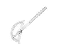 Cocoarm Stainless Steel Protractor Ruler, Angle Finder with Locking Mechanism, 2-in-1 Measuring Tool, Perfect for DIY and Professional Projects (80 * 120mm)