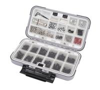 Cocoarm Stainless Steel RC Screw Kit for 1/10 1/8 Scale RC Cars Hardware | Compatible with Axial Losi, M3 M4 Screws Nuts, Rust-resistant Steel, Dual-sided Organizer Box, 537pcs