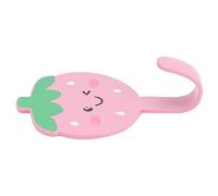 Cocoarm Stainless Steel Wall Mounted Hook Adhesive Hook Cartoon Cow Design Punch Free Strong Adhesion Inward Curved Hanger for Bathroom Living Room Bedroom Closet (#7)