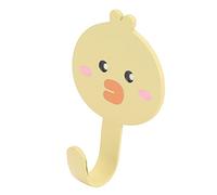 Cocoarm Stainless Steel Wall Mounted Hook Adhesive Hook Cartoon Cow Design Punch Free Strong Adhesion Inward Curved Hanger for Bathroom Living Room Bedroom Closet (#3)