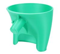 Cocoarm Stand Mixer Flour Funnel, Plastic 30° Angled Spout 120mm Wide Opening Non Slip Handle, Space Saving Design for Baking Prep, with Dough Hooks Whisk Beater