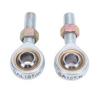 Cocoarm Steel Alloy M10 Tie Rod End Ball Joint Bearing, 10mm Axle Diameter for Smoother Steering and Enhanced Handling on ATV Quad Go Kart