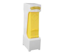 Cocoarm Stick Butter Cutter, ABS One Click Cheese Dispenser with Stainless Steel Vane/Wing Home Vane/Wing, Splitter, Slicer, to Store Cutter, Simple for Making Bread Bread, Cakes, Cookies,