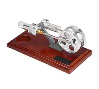 Cocoarm Stirling Engine Model Aluminum Alloy Physical Engine Model 18 X 9 X 9 Cm Heat Powered Mechanical Demonstration for Kids Classroom Science Projects Physics Learning Desk Display