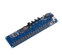 Cocoarm STM8S005 RGB Circuit Board PCB LED Clock Circuit Board 12V 1A with MicroUSB or DC Input Built in Program Seven Color Display Precision Timekeeping for DIY Desk Clock Users (DC jack)