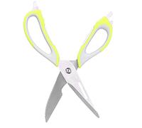 Cocoarm Sturdy and Versatile Kitchen Scissors, Food-Grade Material, Easy to Disassemble, Multifunctional with Bottle Opener for Home, Picnic, BBQ (Green)