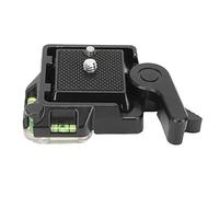 Cocoarm Sturdy QR40 Aluminum Alloy Black Arrow Storage Case Plate Clamp Mount for Camera Tripod Ballhead, Level Safety Button SLR Mirrorless Card Machine for Photographers