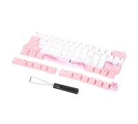 Cocoarm Sublimation Keycap PBT Keycap Set 73 Keys Five Sided Dye Sublimation Cherry Profile for Mechanical Keyboard Cute Pattern for Desktop Typists Gamers (#2)