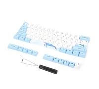 Cocoarm Sublimation Keycap PBT Keycap Set 73PCS Five Sided Dye Sublimated Keyboard Cute Pattern for Mechanical Keyboard Users Home Office Gaming Decoration (#5)