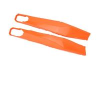 Cocoarm Swingarm Guard ABS Swing Arm Cover Protector 2 Piece Rear Swingarm Protection Dust Defense Shock Absorption for Off Road Riders EXC XCW 2012 2022 (Orange)