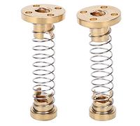 Cocoarm T8 Anti Backlash Nut Brass Lead Thread Nut 8mm Diameter 2mm Pitch 8mm Lead with Eliminate Spring for 3D Printer Accessories and CNC Wood Plastic Projects