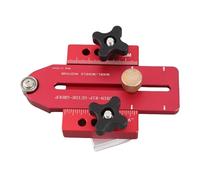 Cocoarm Table Saw Jig Aluminum Alloy Band Saw Jig Guide 4.9 X 3.1in for Repeat Narrow Strip Cuts Secure Locking Smooth Feed Precise Positioning for Woodworking Shops
