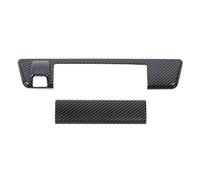 Cocoarm Tailgate Door Handle Cover, ABS Chrome Rear Trunk Tailgate Handle Cover, Adhesive Install Weather Proof Smooth Touch Replacement for Isuzu D Max 2021 2022 2023 2024 (Carbon Fiber Style)