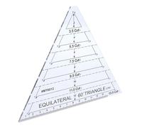 Cocoarm Tailor Ruler Sewing Ruler Quilting Ruler 0-13.5cm High Transparency Accurate Scale Lightweight with Stop Stitching Point for Quilting Tailoring