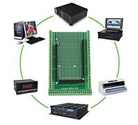 Cocoarm Terminal Block Board, Prototype PCB Screw Terminal Board for Electronics Projects, Compact Design with 84 Pins, Ideal for Testing and Prototyping