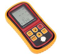 Cocoarm Thickness Meter ABS Ultrasonic Thickness Gauge 1 to 300mm 5MHz LCD Data Memory for Measuring Steel Plastic Glass Ceramic in Workshop Inspection and Maintenance
