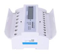 Cocoarm Three Phase Electric Meter,Digital Electricity Meter 3 Phase Power Voltage Testers,Electric Power for 35mm Standard DIN Rail Installation,Smart Three