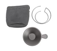 Cocoarm Ti Coffee Filter and Tea Infuser, 99.9% Pure Fine Mesh Strainer with Seamless Design for Coffee, Tea, Fruit, Travel and Kitchen Use