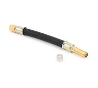 Cocoarm Tire Valve Extender Flexible Rubber Tyre Valve Extension 305mm Aluminum Alloy and Stainless Steel Tire Stem Extender for Truck Van Bus Twin Wheel Inflation