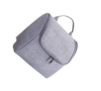 Cocoarm Toiletry Bag Travel Toiletry Bag Oxford Cloth 22 X 21.5 X 11cm Hanging Hook Large Capacity Portable Storage for Travel Vacation Business Trip Bathroom Use (Gray)
