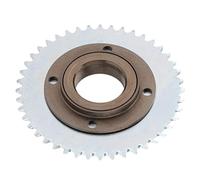 Cocoarm Toothless Flywheel, Steel Alloy Rear Chain Sprocket 44T 78mm OD 4 Hole T8F 54mm Fit for Mini Gas Scooter ATV, Easy Install Replacement Part