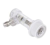 Cocoarm Transparent Ball Lock Keg Disconnect, Stainless Steel and Plastic Keg Connector with Internal Check Valve, One Way Gas, Backflow Control for Beer Kegs