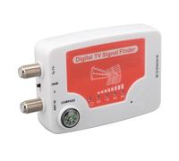 Cocoarm TV Signal Finder with LED Display, Portable Digital Antenna Signal Strength Meter for T2 Antenna and Satellite Receiver, 40-862MHz