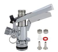 Cocoarm U Type Keg Coupler Stainless Steel Beer Keg Coupler for Home Bar Commercial Draft Beer System Compatible with US Sankey Kegs G5/8 Male Thread Brewery Dispenser Keg Connector