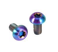 Cocoarm Unmatched Durability and Strength, Alloy T25 Bolts with 3 Colors for Road Mountain Bicycle, Stellar Performance in All Conditions, Feather-light Yet Incredibly Robust, (M5x10)