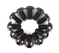 Cocoarm Unmatched Durability and Strength, Alloy T25 Bolts with 3 Colors for Road Mountain Bicycle, Stellar Performance in All Conditions, Feather-light Yet Incredibly Robust, (M5x10)