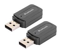 Cocoarm USB Receiver, Bluetooth 4.0 USB Adapter with AUX Stereo Output, Plug and Play Hands Free Music Playback, 5 to 10m Range for Car Home Speakers